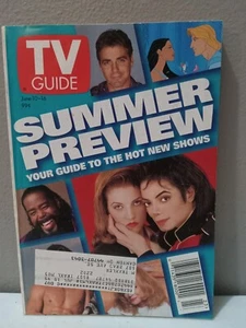 TV Guide 10-16 de junio de 1995 vista previa de verano George Clooney Michael Jackson - Imagen 1 de 2
