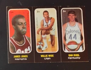 1971-72 Topps Basketball Stickers (Jones, Wise, Issel) #1A, 2A,3A near mint - Picture 1 of 2
