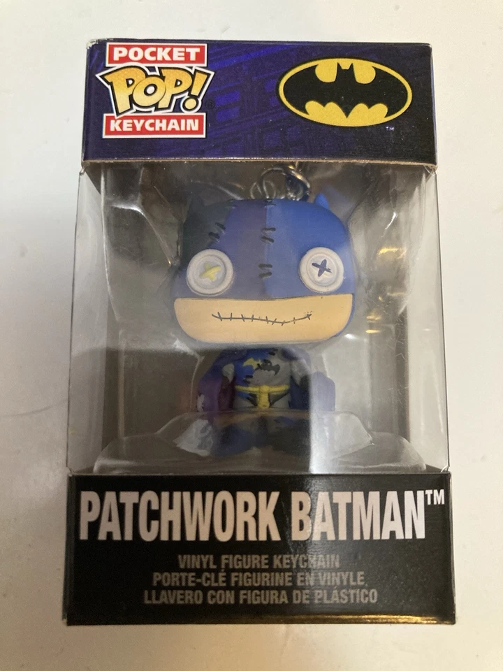 Funko Pocket Pop Keychain DC Comics Patchwork Batman Figure
