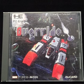 Data East Override PC Engine Soft Used
