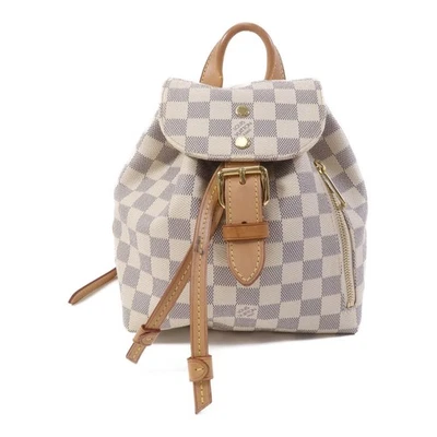 Mochila LOUIS VUITTON LV GHW Speron BB N44026 Damier Azur Blanca Foto 1 de 4