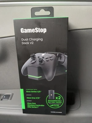 Xbox One Elite Series X|S Controller Game Stop Dual Charging Dock Station V2 New - Image 1 of 4