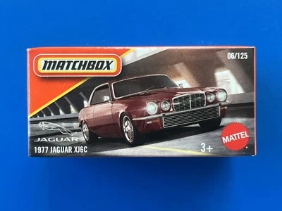 2025 Matchbox Power Grabs CLASSIC CRIMSON RED 1977 JAGUAR XJ6C LUXURY SPORTS new - image 1 of 4