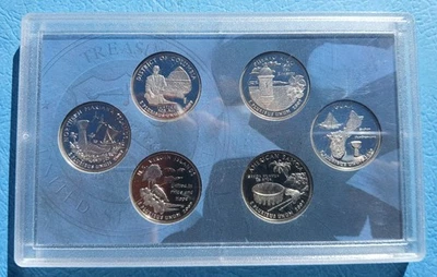 2009 S Proof Quarters.  DOC, Puerto Rico, Mariana Is, Guam, Virgin Is, Samoa - Image 1 of 2