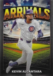 2025 Topps Finest Kevin Alcantara RC Arrivals Chicago Cubs  - Picture 1 of 2
