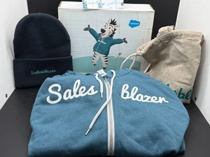 Salesforce Salesblazer Swag Kit - Hoodie (L), Beanie, Cotton Bag - Rare Limited - Picture 1 of 7