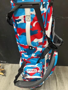 NEW! Ping Hoofer Lite Stand Bag- Red/White/Blue USA Camo - Picture 1 of 5