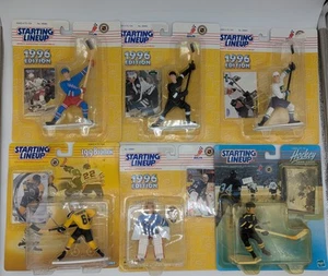 Lote de 6 alineación inicial de la NHL 1996 Messier Modano Kariya Thornton Carey + Pronger - Imagen 1 de 13
