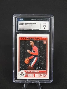 Scoot Henderson 2023-24 Panini Winter #297 RC CGC 9 - Picture 1 of 2