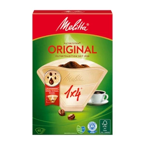 Melitta Kaffeefilter Original 1X4 - kompostierbarer Kaffeepapierfilter - 40er-Pack - Bild 1 von 1