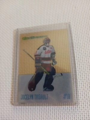 1993 Classic Hockey Draft Picks '93 Top Ten Acetate Card #DP10, Jocelyn Thibault - Image 1 of 2