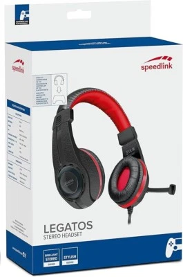 Cuffie GAMING PS5-PS4-X BOX-PC Speedlink Legatos CON MICROFONO spinotto 3,5mm