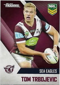 2017 NRL Traders Base Card (060) Tom TRBOJEVIC Sea Eagles - Picture 1 of 1