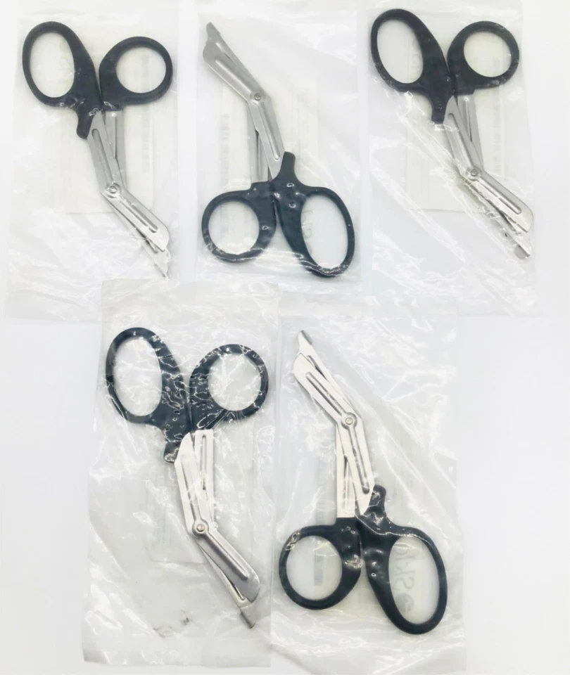 Sklar Utility Scissors Serrated Black 7.5" 11-1281 Set of 5 Surgical