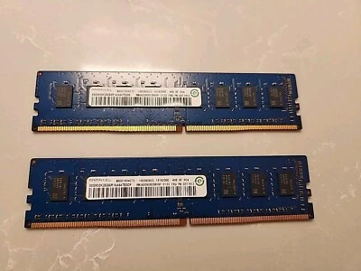 Ramaxel RMUA5090KE68H9F-2133 Equivalent Desktop Memory RAM 4MB X2 8MB Total  - Image 1 of 2