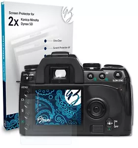 Bruni 2x Lámina Protectora para Konica-Minolta Dynax 5D Película Protectora - Imagen 1 de 4
