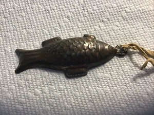 Vintage Formen Fisch Miniatur Dose 3" Wandbehang - Bild 1 von 9