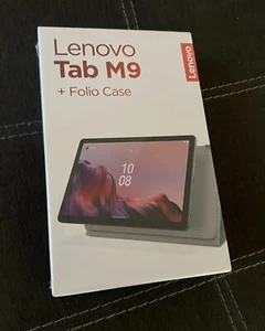Lenovo Tab M9+ Folio Case TB310FU 32GB, Wi-Fi, 9" - Arctic Gray - Picture 1 of 2