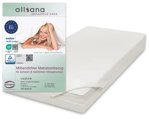Allsana Allergiker Matratzenbezug 140x200x30 cm Encasing Allergie Bettwäsche - Bild 1 von 6