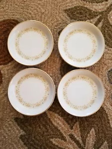 SHEFFIELD Imperial Gold 504 Y Fruit/Dessert (Sauce) Bowl Set of 4 Gold Trim - Picture 1 of 7