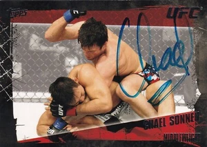 Chael Sonnen Signed 2010 Topps UFC Card #63 Autograph 117 148 159 136 109 104 98 - Picture 1 of 24