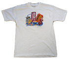 Vintage Hersheys Candy Bar T-shirt Męski XL Biały Single Stitch Rzadki 1990 USA Koszulka