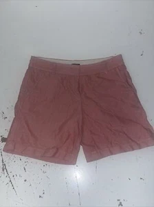 J. Crew Womens Pink/Red w/ White Speckled Shorts Size 4 City Fit - Picture 1 of 5