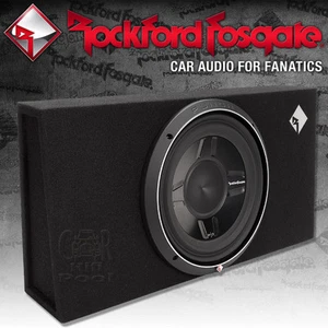 Rockford Fosgate Punch P3 P3S-1X12 flach Gehäusesubwoofer 30cm Bass Subwoofer - Bild 1 von 1