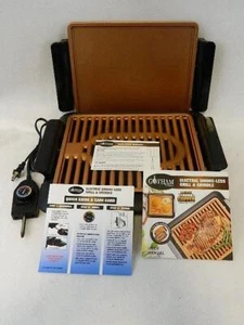 Gotham Steel Rauchfreier Elektrogrill-Griddle Kombination Antihaft SANFT GEBRAUCHT - Bild 1 von 1
