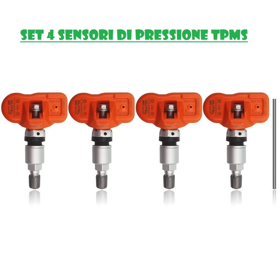 SET DI 4 SENSORI DI PRESSIONE PNEUMATICI TPMS CONFIGURATI COMPATIBILI OPEL  - Bild 1 von 1