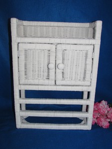 Wicker Bathroom Cabinets Cupboards For Sale In Stock Ebay