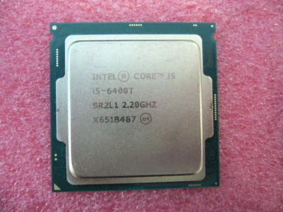 CPU Intel Core i5-6400T 2,2 GHz 4 núcleos (2,8 Turbo) 6 MB 8GT/s SR2L1 LGA 1151 Foto 1 de 3