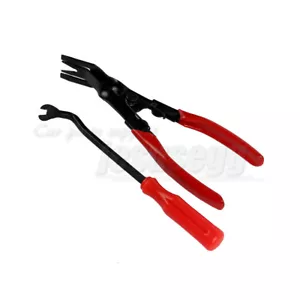 2Pcs Door Card Panel Moulding Trim Clip Removal Uphostery Remove Pry Bar Tool - Picture 1 of 11