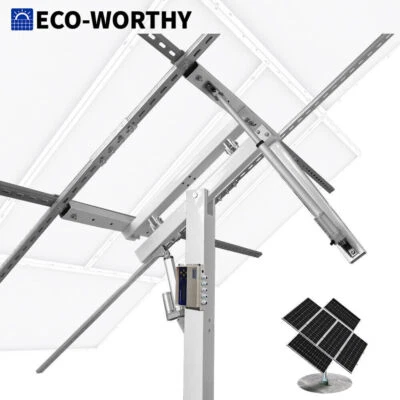 ECO-WORTHY Solar Panel Kit Tracking System Dual Axis with Tracker Controller - Image 1 of 4