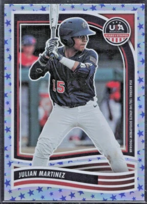 2024 USA Baseball Stars & Stripes Stars #105 Julian Martinez - Team USA - MINT - Image 1 of 2