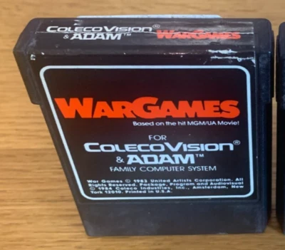 War Games - Colecovision 1984 Cartridge - Authentic/Tested - Image 1 of 2