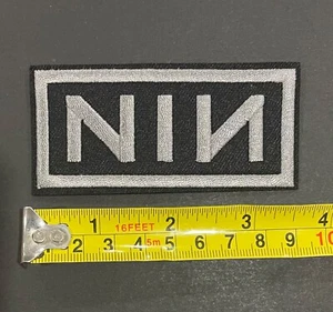 NEW NIN Sign Iron on/Sew on Patch Embroidered Badge - Picture 1 of 1