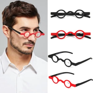 Vintage kleine runde Herren Damen Lesebrille 1,0 1,5 2,0 2,5 3,0 Leser PC - Bild 1 von 14