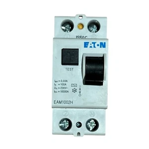 EATON 100 AMP 30mA EAM1002H ZWEIPOLIGER RCD SCHUTZSCHALTER - Bild 1 von 3
