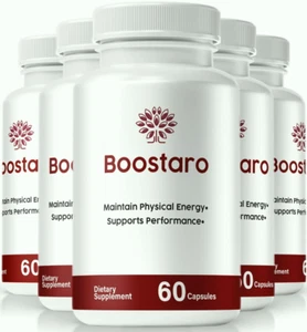(5 Pack) Boostaro Capsules, Boostaro Male Pills, Boostaro Supplement - Picture 1 of 5