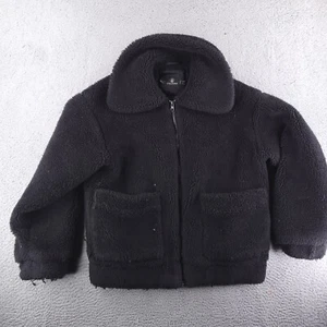 Volcom Fleece jacket Womens Small 4/6 Fuzzy Teddy Bear Jacket - Picture 1 of 12