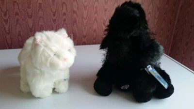 2 Ganz Lil' Kinz Webkinz HS110 Persian Cat 7", HM191 Caniche Negro (Código Sellado) Foto 1 de 4