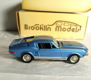 Brooklin Models Rare 1968 Shelby Mustang G.T. 500 In Original Box 1:43 #Brk24 - Picture 1 of 5