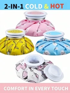 1pc Hot & Cold Reusable Ice Bag Pain Relief for Injury Swelling Therapy Wrap UK - Picture 1 of 8