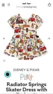 Vestido patinador Radiator Springs con body 18-24 meses - Imagen 1 de 3