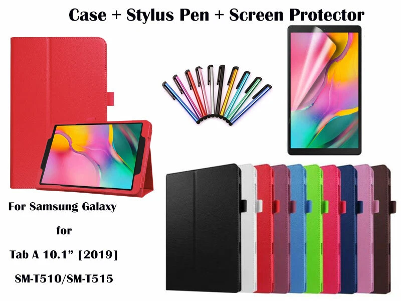 Folding Flip PU Leather Case for Samsung Galaxy Tab A 10.1" [2019] T510/T515 - Image 1 of 1