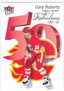 2021/22 FLEER ULTRA..GARY ROBERTS..FABULOUS 50'S..CARD # FF-31..FLAMES - Picture 1 of 1