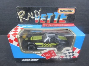 1992 Matchbox Rally Vette # 22 -- 1/64th scale -- Stock # 4060 - Picture 1 of 1