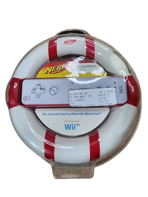 Nerf Racing Wheel Red For Wii And Wii U New - Image 1 of 2
