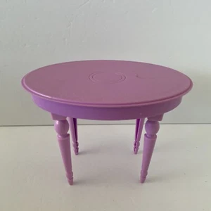 2008 Mattel Barbie Traumhaus lila Tisch 5" groß - Bild 1 von 2